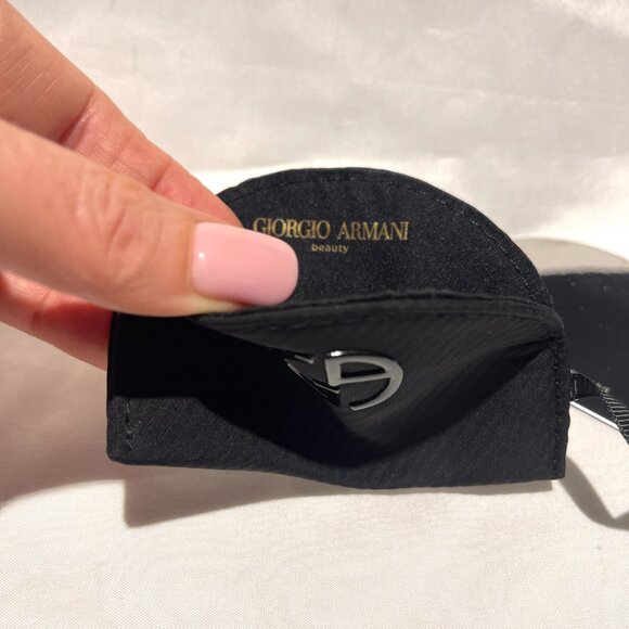 NWT Giorgio Armani Beauty Pocket Mirror Compact Makeup Mirror With Case - Picture 7 of 8